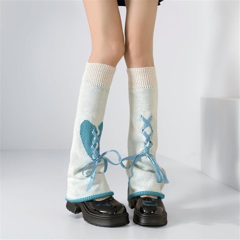 Insdark Goth Leg Warmers Women Japanese Gothic Y2k Harajuku Grunge Emo Punk 80s - Image 2